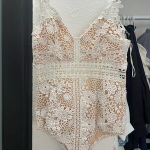 White bodysuit (Boutique)